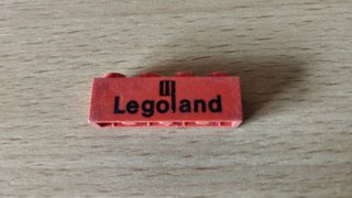 Mattoncino LEGO vintage con logo Legoland