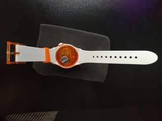 Swatch Scubaqua Naranja y Blanco