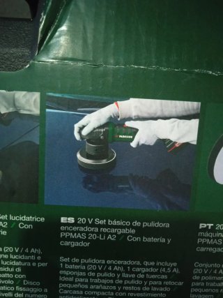 Parkside Pulidora 20V sin Cable