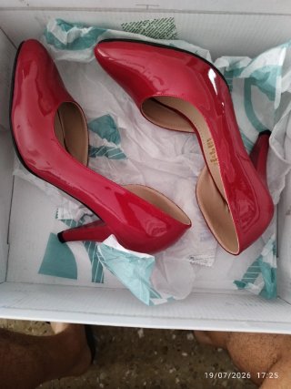 Zapatos estileto rojos Pilar - Talla 37