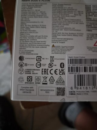 Xiaomi Redmi Buds 6 Active Auricolari