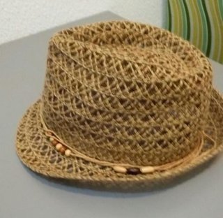 2 Sombreros Verano Marrón y Azul
