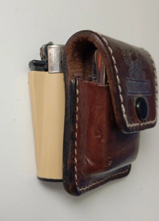 Harley Davidson, Custodia vintage per accendino Zippo