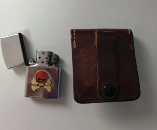 Harley Davidson, Custodia vintage per accendino Zippo