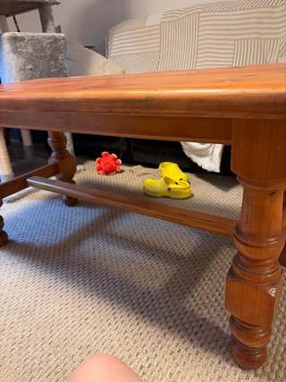 Mesa de madera grande estilo rústico