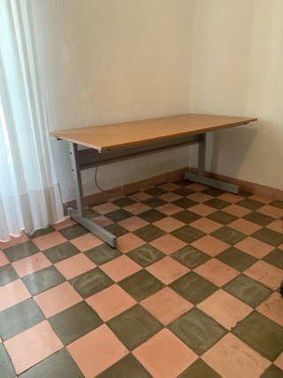 2 Mesas de Escritorio Madera y Metal