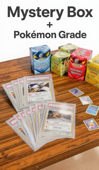 Mystery Box + Pokemon Graded Cards
