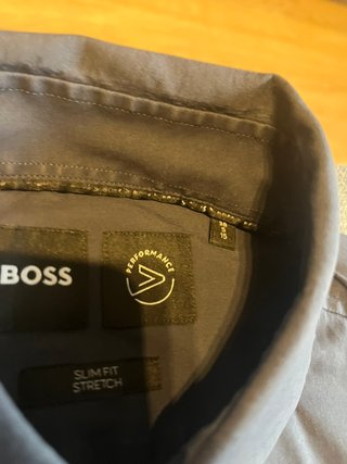 Camisa Hugo Boss Slim Fit Negra Talla S