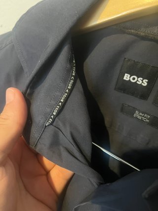 Camisa Hugo Boss Slim Fit Negra Talla S
