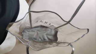 Bolso transparente VOGUE playa vintage