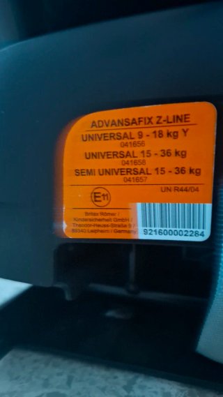 Silla coche Britax Römer Isofix