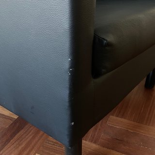 Sillón butaca Ikea negro