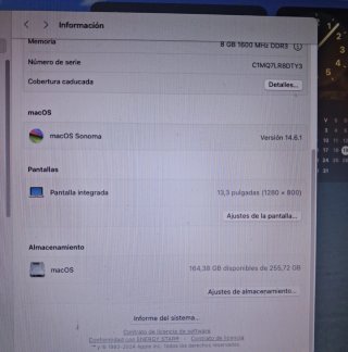 MacBook Pro 13 Plata