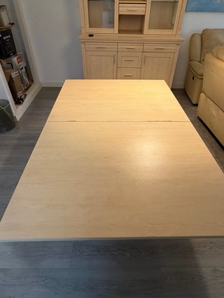 Mesa comedor haya extensible