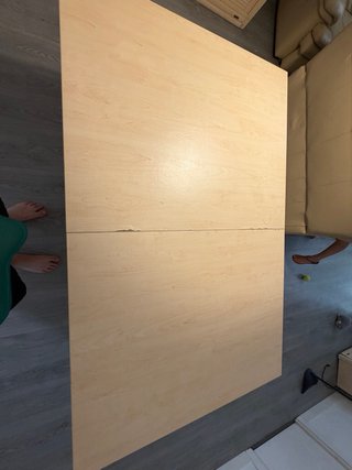 Mesa comedor haya extensible