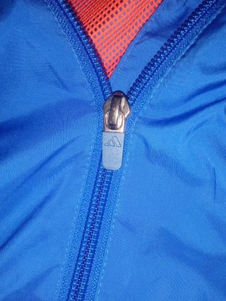 Chaqueta Adidas Azul y Blanca