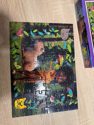 Lote Puzzles Educa, Disney, Clementoni