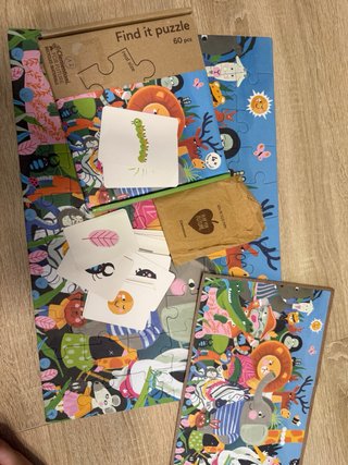 Lote Puzzles Educa, Disney, Clementoni