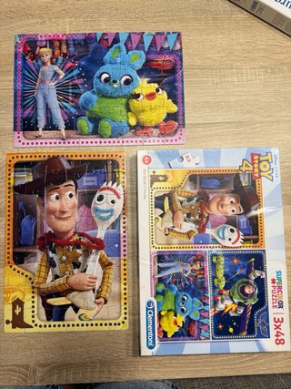 Lote Puzzles Educa, Disney, Clementoni