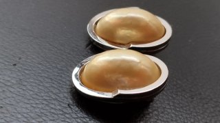 Pendientes vintage dorados y plateados