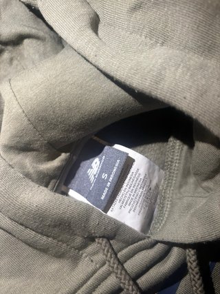 Sudadera New Balance Verde Original Nueva