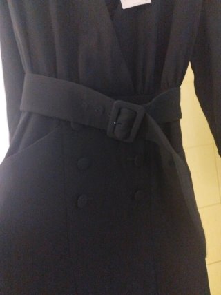 Vestido Zara Negro Talla XS