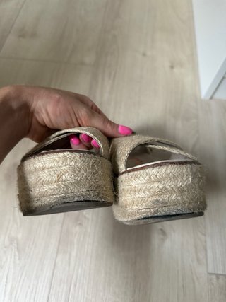 Sandalias Emmshu Esparto Beige