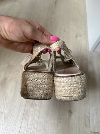 Sandalias Emmshu Esparto Beige