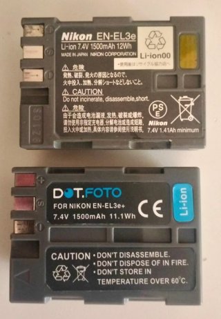 Cargador Nikon MH-18a con 2 baterías