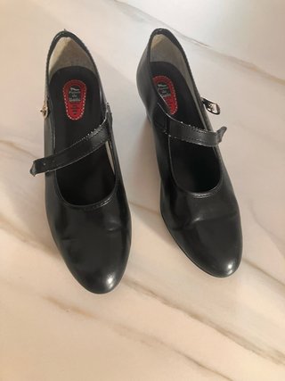 Zapato de tacón negro Paso de Baile
