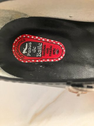 Zapato de tacón negro Paso de Baile