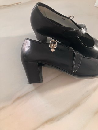 Zapato de tacón negro Paso de Baile