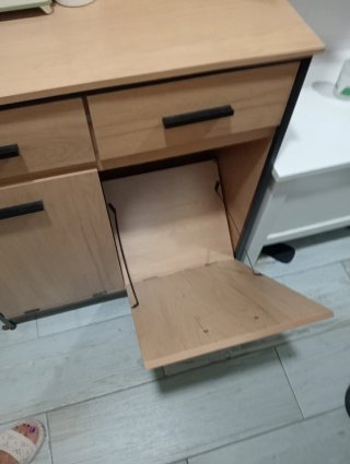 Mueble de baño/hogar madera y metal , sin usar
