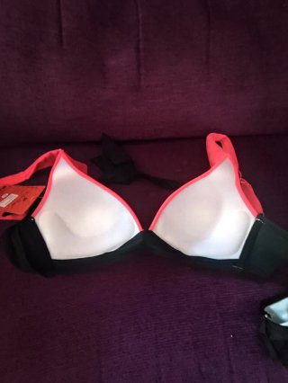 Bikini negro y rosa