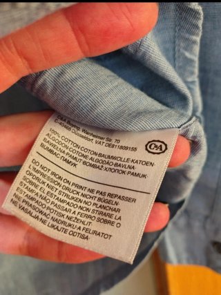 Camisa vaquera clara URBNDIST Talla S
