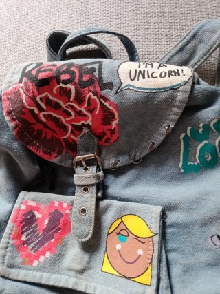 Mochila vaquera