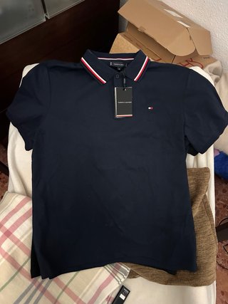 Camisa Polo Tommy Hilfiger Hombre XL Azul