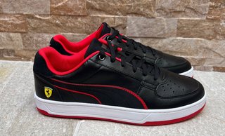 Zapatillas Puma Ferrari Negras y Rojas