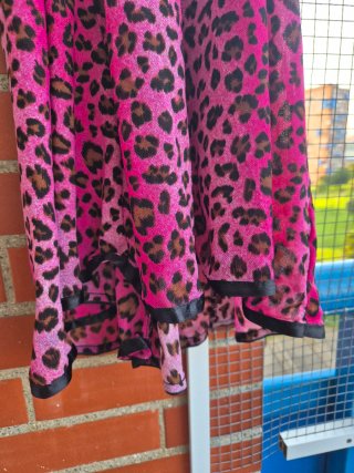 Vestido Lencero Animal Print Y2K