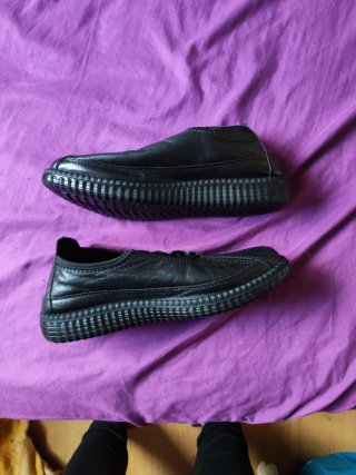 Zapatos negros de piel