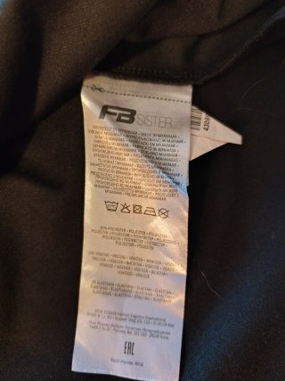 Vestido negro FB Sister Talla S