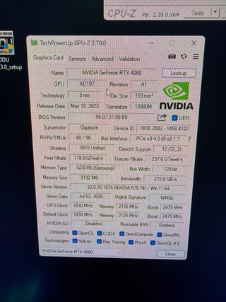 Gigabyte RTX 4060 Windforce OC 8GB