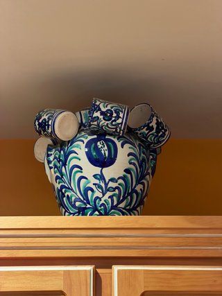 Juego Cerámica Granadina Azul y Verde