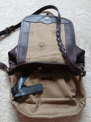 Bolso Piel Massimo Dutti Marrón