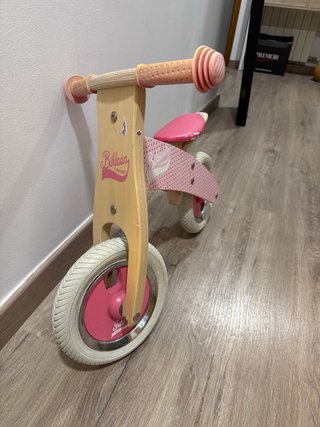 Bicicleta Janod sin pedales rosa