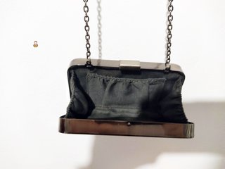 Bolso plateado
