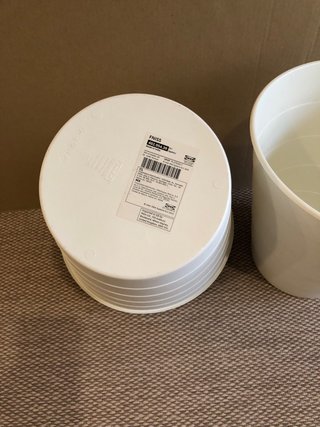 2 Cubos de basura NUEVOS  blancos IKEA 10 litros