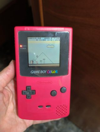 Pack Game Boy Color Rosa + 8 Juegos