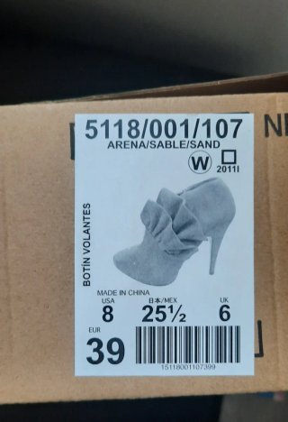 Botines Zara Ante Beige