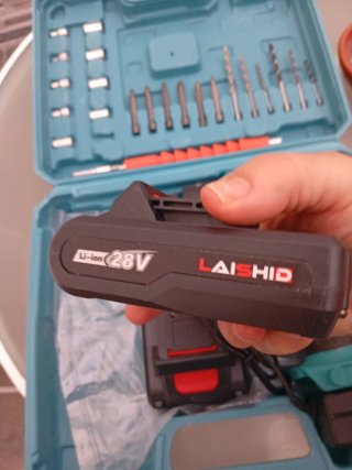 Taladro Atornillador Batería LAISHID